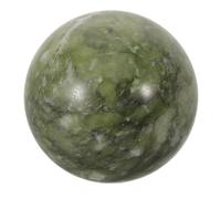 Veemoon Sphère de Cristal en Jade Naturel Poli 5-6 Cm Boule Feng Shui Verte pour Décoration Intérieure et Harmonisation Énergétique Ornement en Pierre de Jade pour Maison et Bureau