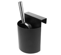 Veemoon Stainless Steel Ice Shovel With Hanging Storage Box For Nugget Ice Machines Metal Scoop Organizer Flour Candy Space-saving Design