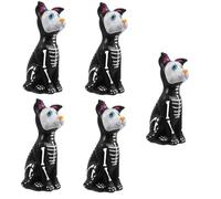 Veemoon Statue De Chien Décorative en Résine pour Halloween - Sculpture Animalière Épouvantable pour Fêtes Et Événements Spéciaux - 30 Cm Finition Détails Réalistes