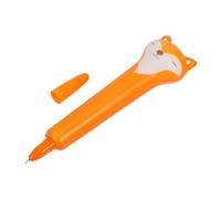 Veemoon Stylo à Bille Forme de Renard Mignon Stylos Gel Kawaii pour Fournitures Scolaires Design Animal Ludique avec et Confortable Parfait pour Bureau Journaling
