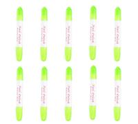 Veemoon Stylo Correcteur D'émail Dissolvant X10 Stylo Manucure Compact Accessoire pour Nail Art Usage Quotidien Soin des Ongles Mains Couleur Aléatoire