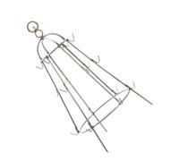 Veemoon Support à Barbecue Suspendu en Acier Inoxydable Petit Format avec Crochets Pratiques, Accessoire pour Grillades en Plein Air, Ustensile Cuisine pour Barbecue Extérieur Solide