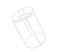 Veemoon Support D’Abat-Jour Métallique E27 Cadre Rond Diamètre 10-16 CM Armature de Lampe Polyvalente pour Lampe de Bureau Suspendre Quincaillerie D’Abat-Jour DIY Compatible Ampoules