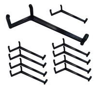 Veemoon Support de Branche pour Plantes, Clips Pliage Branches Fruitiers pour Jardinage Extérieur, Lot de 10 Pinces en Plastique PE Réutilisable, Modérateur Réglable pour Formation