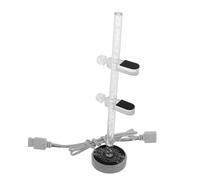 Veemoon Support De Carte Graphique Gpu Vertical avec LED Argb Stabilisateur pour Montage Anti-affaissement Design Unique Style Maison De Bord De Mer