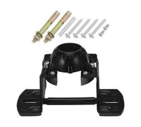 Veemoon Support de Fixation Métal pour Ventilateur de Plafond avec Filetage 27 Mm, Kit Complet Réglable avec Visserie, Compatible Plafonds Inclinés, Pièces de Remplacement Sécurisées