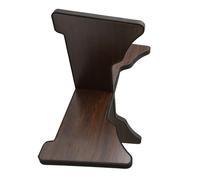 Veemoon Support de handpan en bois marron, support pour caisse claire, présentoir pour steel tongue drum, structure stable, installation facile, pour rangement et exposition d’instruments