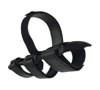 Veemoon Support de Haut-Parleur Portable et Porte-bidon Vélo Réglable, Sangle Résistante Antidérapante pour Cyclistes, Usage Extérieur et Sport, Fixation Noire Compacte