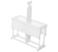 Veemoon Support de Lames de Microscope Plastique Emplacements Rack de Rangement Compact pour Laboratoire Support Polyvalent pour Coloration et Organisation des Lamelles