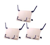 Veemoon Support de Manuel Pliable en Plastique Blanc, Pupitre de Musique Portable Angles Réglables, 3pcs pour Lecture et Répétition en Extérieur
