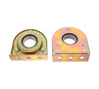 Veemoon Support de Palier de Quincaillerie en Fer 2 Pièces Carter de Poulie pour Serrage Cornière Robuste Compatible Systèmes de Ventilation Kit Bloc de Roulement Agricole Montage