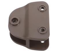 Veemoon Support de Parasol Romain Grand Modèle en PP, Stable pour Extérieur | Diamètres Internes 26mm et 15mm, Coloris Café, Usage Terrasse Repas et Voyage
