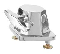 Veemoon Support de Pied de Tom Basse en Fer Argenté 47 MM Accessoire de Batterie Robuste Compatible Tom et Caisse Claire Pièce Détachée Réglable pour Stabilité et Maintien Lors