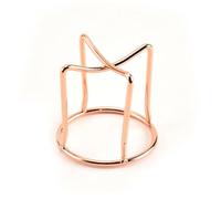 Veemoon Support de Rangement pour Houppettes de Maquillage Lot de 2 Pièces Format Compact Forme Croix Couleur Or Rose Séchoir Hygiénique pour Femmes et Voyageuses