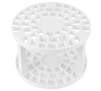 Veemoon Support de Rangement pour Pinceaux à 46 Emplacements Porte-Stylos de Peinture Blanc Léger et Compact Étagère Pratique pour Organisation Artistique à Domicile