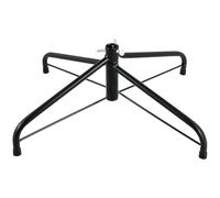 Veemoon Support de Sapin de Noël en métal - Base en Fer pour sapins de Noël de 1,2 m - Support à Quatre Pieds pour Poteau de 1,8 cm - Base de Remplacement Pliable et Robuste pour sapins de Noël