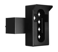 Veemoon Support de Sonnette Vidéo Noir Anti-vol en Métal Abs Fixation sans Perçage pour Appartement et Maison Intelligente, Accessoire Sécurisé pour Sonnette Ring