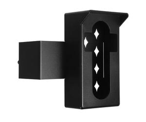 Veemoon Support de Sonnette Vidéo Noir Anti-vol en Métal Abs Fixation sans Perçage pour Appartement et Maison Intelligente, Accessoire Sécurisé pour Sonnette Ring
