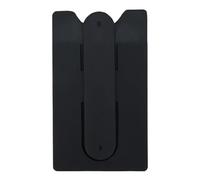 Veemoon Support de Téléphone Portable Multifonction Adhésif Porte-Cartes Intégré Format Compact Noir Pochette Arrière Autocollante Compatible Smartphone Rangement Sécurisé Cartes