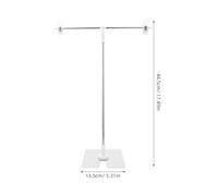 Veemoon Support de Toile de Fond en T en Acier Inoxydable Mini Support Portable pour Photographie de Produits Cadre Compact pour Arrière-Plan Photo sur Table pour Bijoux et