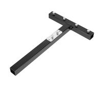 Veemoon Support en Acier Inoxydable Noir pour Panier Métallique, Pièce Robuste Capable de Supporter du Poids, Accessoire pour Rangement Industriel