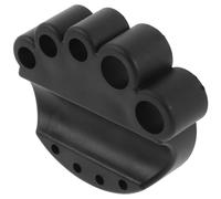 Veemoon Support Godets Pigments Tatouage Plastique Noir Base Antichute pour Artistes Professionnels et Débutants Salon ou Domicile