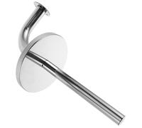 Veemoon Support Mural en Acier Inoxydable pour Distributeur de Paquet D'épicerie Suspendu, Porte-paquet à Rouleau Simple Tête Coudée, Organisateur de Paquet en Plastique Cuisine