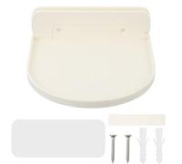 Veemoon Support Mural pour Enceinte Connectée Blanc Support Audio Mural Compact Compatible avec Réseaux WiFi et Hub Domotique Fixation Murale Pratique et Légère pour Haut-Parleur