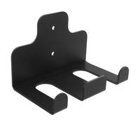 Veemoon Support Mural pour Haltères à Trois Crochets en Acier Antirouille, Rack Compact pour Barres D'haltérophilie, Fixation Sécurisée 4,3'' X 6,5'', Rangement pour Salle de Sport