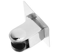 Veemoon Support Perçage Adhésif Multi-Angles Réglable Base Plastique pour Pommeau Fixation Murale sans Clous ni Vis Compatible Salles de Bain Installation Facile