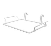 Veemoon Support Porte-Paquet Poubelles en Fer Blanc, Étagère Métallique Simple et Élégante, Rangement Solide et Polyvalent pour Porte de Placard Cuisine