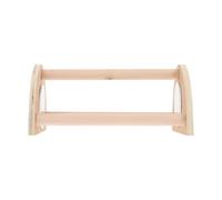 Veemoon Support pour Perroquet avec Miroir, Perchoir en Bois pour Poules | Banc D’entraînement pour Oiseaux, Installation Facile, Exploration du Poulailler, Maintien Actif et Ludique