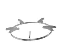 Veemoon Support pour Wok Stable Antidérapant Résistante Haute Température en Fer Accessoires Cuisinière Gaz Encastrable Usage Domestique 160-180