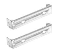 Veemoon Supports de Gouttière en Alliage d'Aluminium 6 Pouces 2 Pièces Accessoires pour Descente Pluviale de Toiture Fournitures de Gouttières pour Maison et Jardin Gestion des Eaux