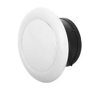 Veemoon Système d'air frais grille de ventilation diffuseur de plafond rond couvertures d'aération évent de sous-face l'évent couvre le plafond Bouches d'aération abdos blanche