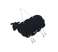 Veemoon Tableau à Craie Bois Double-face Mouton Panneau Mémo Mural Décoratif Rétro Tableau pour Écrire et Suspendre Ornement Mural Original pour Maison