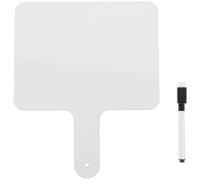 Veemoon Tableau Blanc Effaçable à Sec Portable 2 Pcs Stylo, Planche de Réponse pour Élèves, Format Compact Léger, pour Classe, École et Vote en Salle de Réunion