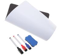 Veemoon Tableau Blanc Magnétique A4 en PET Nano Bloc-Notes Autocollant Effaçable à Sec Accessoire Bureau Maison Support Note Message Vierge Organisation Quotidienne Couleur Aléatoire