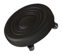 Veemoon Tabouret à Poulie Jambe Pivot Roulement Adultes Pied Escabeaux Marches De Chevet pour Lits Hauts Tabouret De Salle De Bain pour Les Enfants Escabeau Enfants Black Plastique