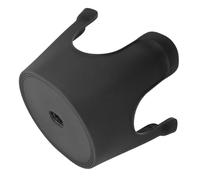 Veemoon Tabouret de Antidérapant en Plastique Noir Large, Repose-Pieds Ménager Sécurisé, Marchepied Stable pour Salle de Bain et Toilettes, Tabouret D’entraînement Polyvalent, 1 Pièce