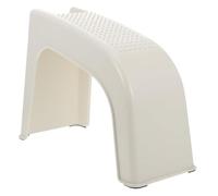 Veemoon Tabouret de Pédicure en Plastique Blanc Maison, Antidérapant | Soutien aux Soins des Pieds, Massage Plante, Finition Soignée, Capacité Portante, Style Fashion