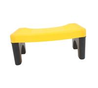 Veemoon Tabouret De Toilette Accroupi Antidérapant Jaune, Tabouret Rehausseur Multi-usage Pour Adultes, Matériau Épais Solide, Repose-pieds Intégré, Utilisation Salle De Bain Pour Posture Confortable