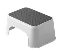 Veemoon Tabouret WC Physiologique Blanc Stable et Antidérapant Repose Pied Compact pour Salle de Bain Adulte Support Robuste et Confortable pour Posture Accroupie