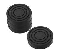 Veemoon Tampons Anti-vibrations en Plastique Noir pour Machine à Laver et Sèche-linge Lot de 4 Amortisseur Silencieux Design Antidérapant