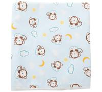 Veemoon Tapis de Cage Lavable pour Petits Animaux, Coton, Bleu | Réutilisable, Texture Fine et Imperméable, Portable, pour Cage ou Entraînement, Style Amusant