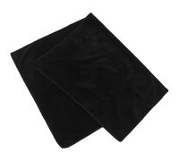 Veemoon Tapis de Protection pour Table de Maquillage 50x80 Cm Noir, Nappe Rectangulaire en Tissu Facile à Nettoyer, Protège-bureau pour Nail Art et Coiffure, Couverture Polyvalente