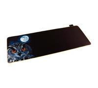 Veemoon Tapis de Souris Gaming Lumineux RGB, Grand Format, Noir | Alimentation Usb, Mode D’éclairage Réglable, Surface Lisse, Base en Caoutchouc Antidérapante