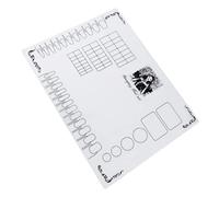 Veemoon Tapis en Silicone pour Ongles Outils de Manucure 1 Pièce Flexible Anti-Adhérent pour Nail Art Pratique pour Salon de Beauté Règle