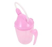 Veemoon Tasse à Boire avec Paille Anti-fuite pour Personnes Âgées et Handicapées Portable Pratique pour Convalescence et Aide à Hydratation