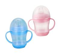 Veemoon Tasse D'Apprentissage 2 Pièces En Gel De Pour Bébé - Gobelet Anti-Dérapant Avec Bec De Canard Idéal Pour Tout Petits Et Nourrissons Tasse à Boire Ergonomique Et